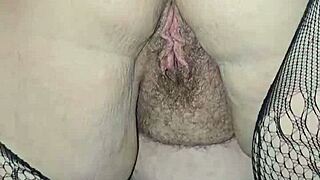 check out these wet preggo pussy lips up close