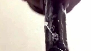 Super Sloppy Deepthroat Blowjob Swallows Gushing Cum Close Up