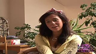 aarielle fingers shaved pussy frantically to explosive squirting orgasms