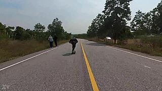 Rough hardcore raw pounding rocks Thai teen debut in Thailand