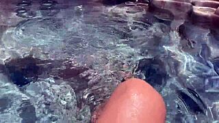 italian milf artemisia love fingers big tits pussy in jacuzzi slow motion legs pov 💦🛁