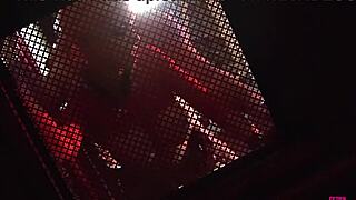 the blonde slips into leather struts in heels then drops to knees for priest's deep confession fuck