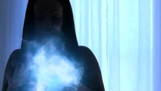 alex coal ravages lily starfire in halloween interracial lesbian heat