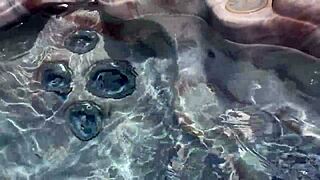 italian milf artemisia love fingers big tits pussy in jacuzzi slow motion legs pov 💦🛁