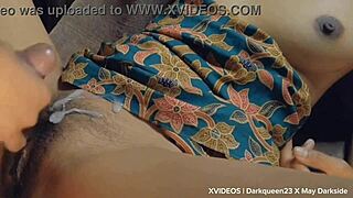 Myanmar girl takes hot creampie close up pounding