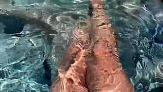 italian milf artemisia love fingers big tits pussy in jacuzzi slow motion legs pov 💦🛁