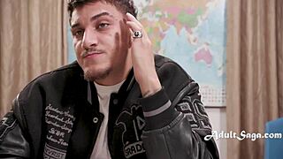 class got me sassy victor ray bent over for teacher ass to mouth fuck