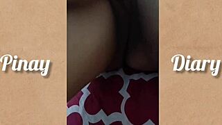 asian pinay moans through intense doggystyle creampie and pussy licking orgasm