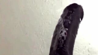 Super Sloppy Deepthroat Blowjob Swallows Gushing Cum Close Up