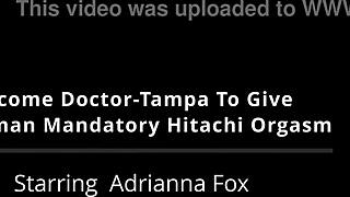 so i BECOME doctor-tampa to give adrianna fox that mandatory hitachi VIBRATOR orgasm in hospital
