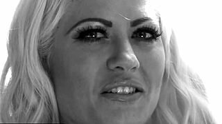 milf bounces wildly while double teamed by dark studs