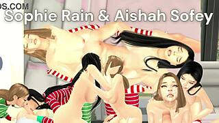 Ebony Babes Take Big Black Cocks in Wild Group Assfucking