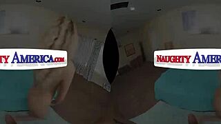 Naughty America Petite Blonde Anna Claire Clouds Pounds You VR