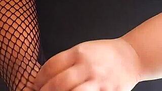 mature latina hides massive natural tits reveal