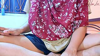 horny man pounds innocent bride's tight pussy in missionary hard