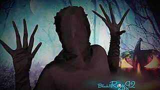 Ghostly ghoulfriend delivers dirty joi jerk instructions