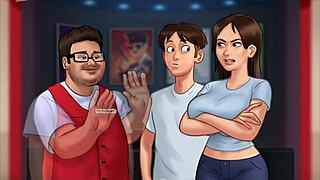 discover the erotic game with massive tits tease