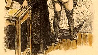 discovering retro vintage erotic hairy cartoon illustrations