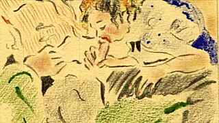 discovering retro vintage erotic hairy cartoon illustrations