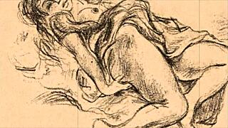 discovering retro vintage erotic hairy cartoon illustrations