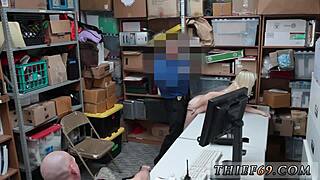 Blonde Police Babe's Hardcore Anal Creampie Satisfaction