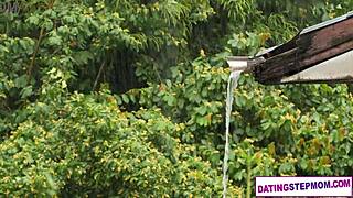 dating his girl, but her sexy milf shalina devine steals the hardcore fuck first