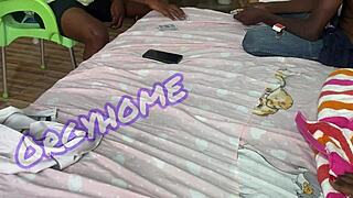 hey wanna play this juicy ebony housewife sex game with shaved pussy action