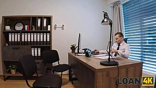 Young babe squirted after office seduction and rough pounding