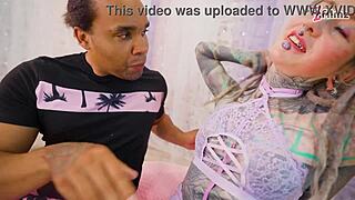 inked babe's tight ass stretched by bbc atm facial finish?