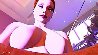 Failed date turns into wild 3D fetish animation