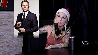 babe masturbates big ass then anal creampie after dirty celeb talk