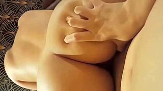 trans cutie rides hard and explodes in ecstasy