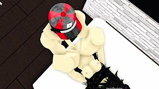 roblox emos fuck raw embracing passionately in virtual bedroom scene