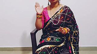 desi babe dirty talks lingerie roleplay into rough pussy pounding