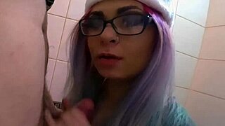 fuck this hot sexy babe in toilet fantasy!