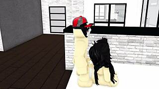 roblox emos fuck raw embracing passionately in virtual bedroom scene