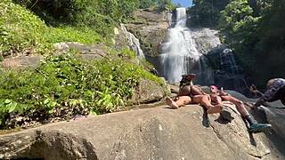 Bastidores show skinny latina slut bent over outdoor doggystyle