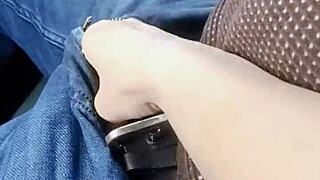 nri canadian college babe rides cock bent over in car yoga workout style