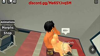 roblox cutie gets railed by chad in wild fuck 😈🍆💦