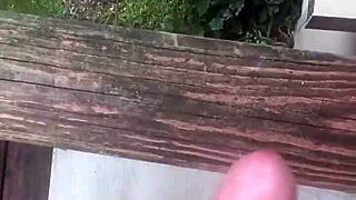 oh fuck yes exploding cum outdoors jerking hard!