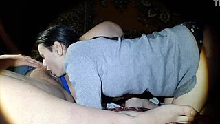 Imagine her tongue teasing your deepest spots while she laps up every drop