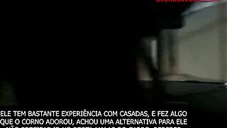 Bruna Silva hotwife spreads wide for massive cock pounding