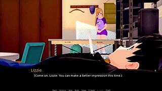 follow this nature call as she bends for deepthroat blowjob then monster cock creampie in ass