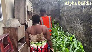 oga wife blows contractor like a pro 😘💦