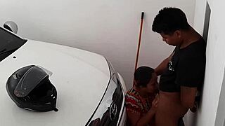 Milking stepbro's girlfriend tits till they drip everywhere!