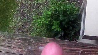oh fuck yes exploding cum outdoors jerking hard!