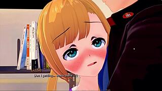 follow this nature call as she bends for deepthroat blowjob then monster cock creampie in ass