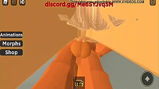 roblox cutie gets railed by chad in wild fuck 😈🍆💦