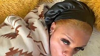 renity love gulps down massive bbc cumshot