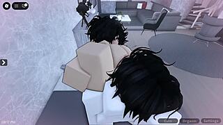 plump friend's fat ass bent over for intense big cock doggystyle pounding